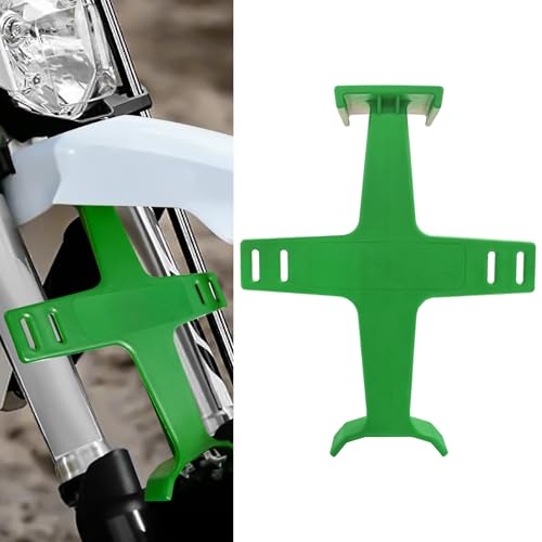 Motorcycle Fork Guard Suspension Support Brace, 11.2" Universal Dirt Bike Fork Saver Transportation Tool, Suspension Guard Protector for Dirt Bike Motocross Supermoto (Green) - color: Green