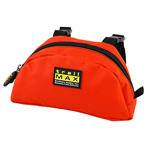 TrailMax Pommel Pocket – Compact Saddle Horn Storage Pouch for Trail Riding – Secure Front Saddle Bag for Phone, Snacks & Small Gear – Durable All-Weather Construction – Easy Access - color: Orange