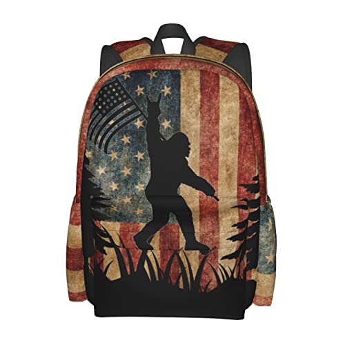 American Flag Tree Backpack Bookbag Laptop Backpacks Multipurpose Daypack for Boys Girls School Men Women Travel Hiking - color: American Flag