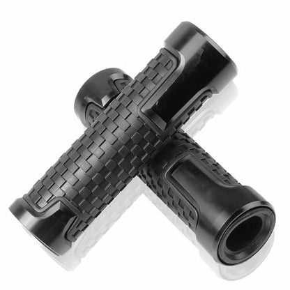7/8" 22mm CNC Alu Motorcycle Handlebar Grips Compatible with CBR150 CBR500 CBR100F CBR1000RR CBR1100XX CBR125 CBR250 CBR300R CBR400RR CBR400F CBR450SR CBR600RR CBR600F CBR900RR CBR954RR Black - color: black, size: Handlebar Grips without Grip Ends