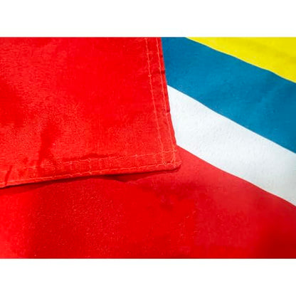 SYII Bahamas Courtesy Boat Flags 12x18 Outdoor Double Sided, Heavy Duty Bahamas Flags, Bahamian Flag for Boat with 2 Brass Grommets - color: 12x18 Bahamas Flag