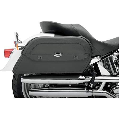 Saddlemen 3501-0309 Extra Jumbo Slant Saddlebag , Black - size: Extra Jumbo