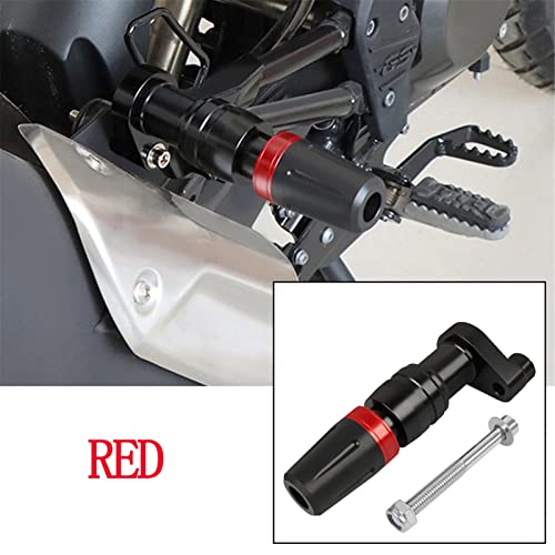 Rear Frame Slider CNC Aluminum Crash Pad Replacement for NINJA400 Z400 2018-2022 / NT1100 2022-2023 / Rebel 300 500 CMX 300 500 Motorcycle Frame Fairing Protection(Red) - color: Red