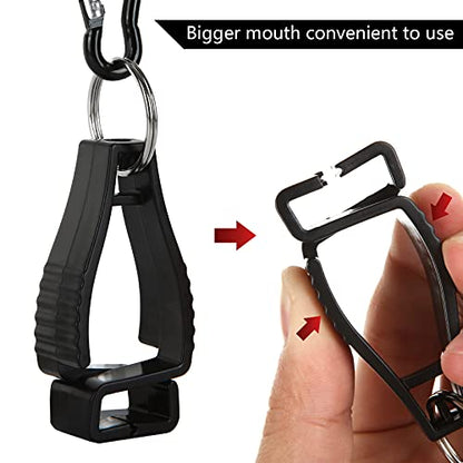 20PCS Glove Clips Glove Belt Clips Work Safety Clip Glove Keeper Glove Holder Clip Glove Grabber Clip Holder for Belt Loop Guard Worker Construction