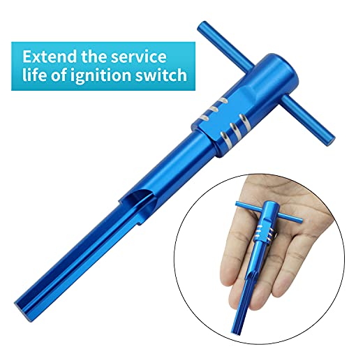 Ignition Switch Housing Motorcycle Alignment Tool Compatible with 2014-2020 Harley Touring Models - Blue - color: Blue