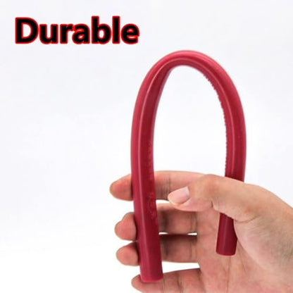 Universal Car Spark Plug Socket, Portable Automotive Spark Plug Tool kit | with Two Sizes Inner Diameter, Motorcycles Reusable Rubber Tube Tool (Red)