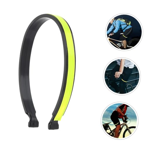 4pcs Professional Reflective Cycling Trouser Clips Elastic Warning Bands for High-Visibility Night Riding Safety Pants Clips for Bicycles and Motorcycles