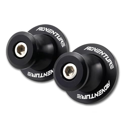 Compatible with 2025 390 ADVENTURE 790 890 ADVENTURE R 890ADV 1290 Super ADV 2026 390 SMC R 690 SMC-R M10 CNC Motorcycle Swingarm Spools Sliders Stand Screws - color: Black