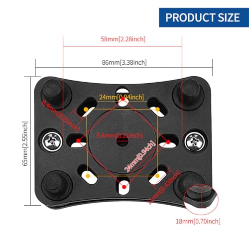 BESPORTBLE Motorcycle Phone Holder Shock Absorber Bike Phone Bracket Anti-Vibration Mount for Cycling