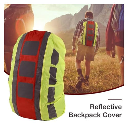Backpack Rain Cover 1Pcs Outdoor Waterproof Cover Backpack Rain Cycling Hiking Vertical Reflective Dust Woman Men - color: Color 1-20-28L