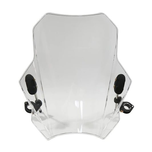 Motorcycle Windscreen Deflectors for BMW R nineT Urban GS R9T Pure R Nine T Racer Scrambler| Heightened Windshields Spoiler Modification Accessories,A/Transparent - color: A/Transparent