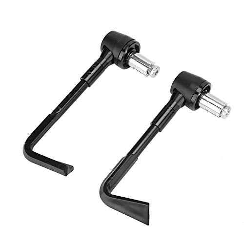 EVGATSAUTO Motorcycle Lever Guards, CNC Front Brake Lever Guard Motorbike Handgrip Guard Motorbike Protector Handlebar(Black)