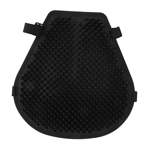 Motorcycle Gel Seat Cushion Shock Absorption Cooling Universal Black Seat Cover