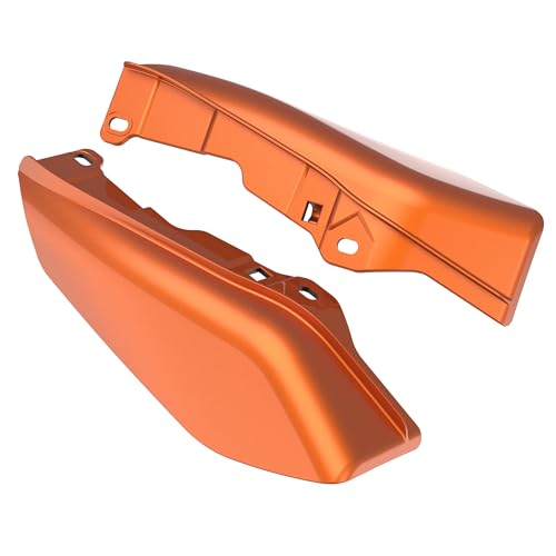 Mid Frame Air Deflectors Heat Shield Fit for Harley Touring 2009-2026 Amber Whisky - color: Amber Whisky