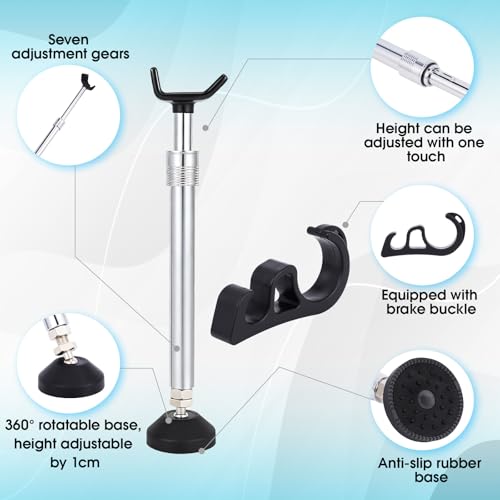 Motorcycle Rear Stand Lift Wheel Stands, Quick-Adjust Electroplated Finish Stand with Brake Holder Universal for Ninja Gixxer CBR ZX6R R6 R7 MT07 All Most Sportbikes Supersports Naked Dirt Pit Bikes