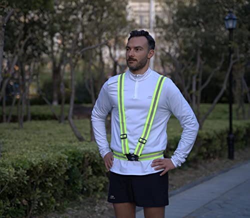 Dazonity High Visibility Safety Vest,Lightweight,Adjustable &Hi Vis Fit for Men&Women, Work,Construction,Runnning (Yellow-20PCS) - color: Yellow-20pcs