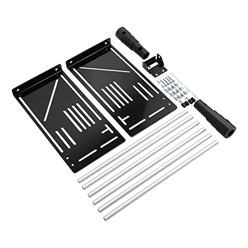 XMT-MOTO Black Wall Mount Storage Rack Fit for Harley Tour Trunk Electra Street Road Glide