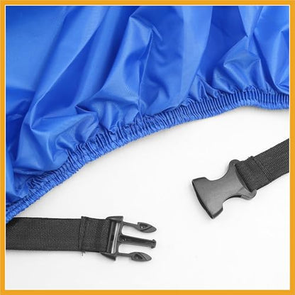 L 190T Rain Dust Protector Black Blue Scooter Motorcycle Cover 86 Inches for Honda Replacement
