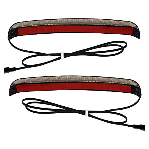 LED Saddlebag Tail Light with Running Brake Light and Sequential Turn Signal Lamp Fit for Harley Touring Street Glide Road King Road Glide Electra Glide Ultra Limited 2014-2023 (Smoked Lens) - color: 2014-2024 Smoke