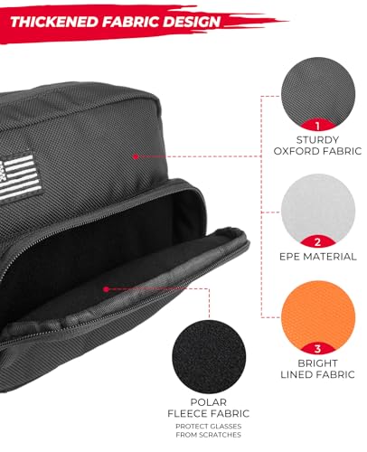 KEMIMOTO Motorcycle Bag, Handlebar Tool Bag Storage Accessory Saddlebag Universal for Front Fork Handle Bar Sissy Bar Compatible with Cruiser Softail Dyna Sportsters - style: Nylon