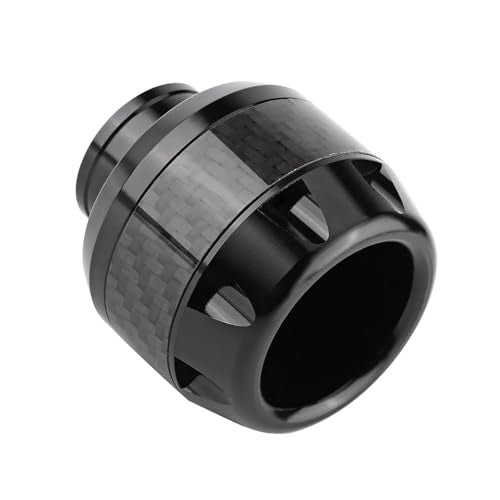 Motorcycle Fork Frame Sliders, Carbon Fiber Front Wheel Protectors for Crash Protection, Black, 1 Pair