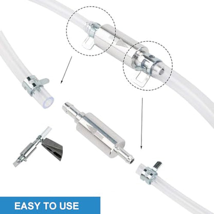Brake Bleeder Hose,Universal One Way Check Valve Tube Bleeding Tool Kit,Hydraulic Brake Fluid Bleeder Replacement Hose