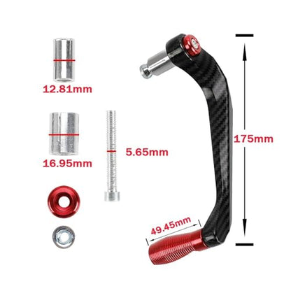 Brake Lever Guards Motorcycle Handlebar Grips Guard Brake Clutch Levers Protector for CBR600RR CBR 600RR 600 RR 2003-2006 2007 2008 2009 - color: Lever Guard Red