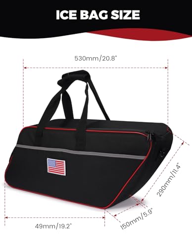 Motorcycle Cooler Bag is Designed to Fit Models from Harley-Davidson and Indian with Side Trunks. It is Crafted from Premium Fabrics and Features Waterproof Technology.