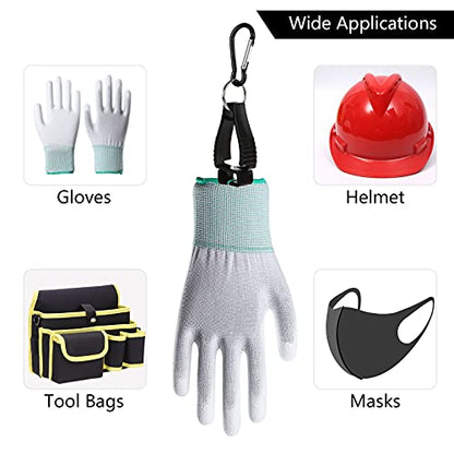 20PCS Glove Clips Glove Belt Clips Work Safety Clip Glove Keeper Glove Holder Clip Glove Grabber Clip Holder for Belt Loop Guard Worker Construction