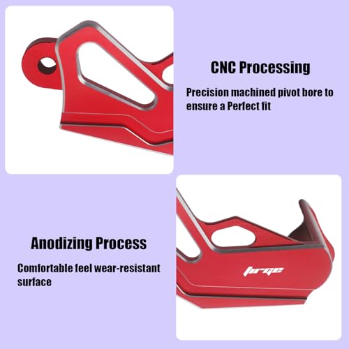 Motorcycle Parts CNC Aluminum Caliper Guard Cover Protector for CRF450R 2002-2025 CRF250R 2004-2025 CRF450X 2005-2017 CRF250X 2004-2017 CRF450RX 2017-2025 Dirt Pit Bike - size: Caliper Guard