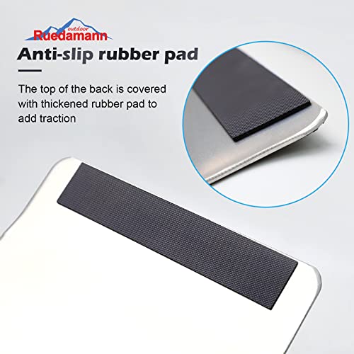Ruedamann 60" Aluminum Shed Ramps for Lawn Mowers, 1PC 5' Long Lightweight Sturdy Non-Slip Loading Ramps with Grit-Coated Surface, Truck Bed, Motorcycle, ATV, UTV, Trailer, 600 lbs Capacity - size: 60'' - 600 lbs