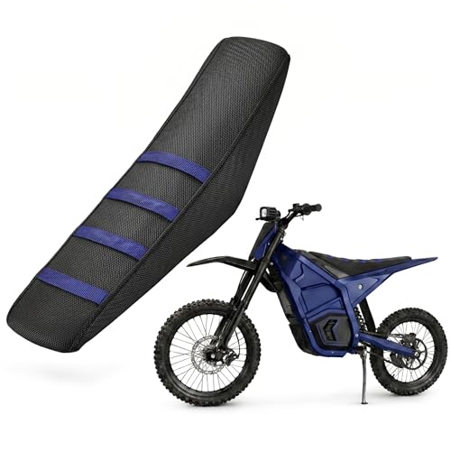 Seat Cover for Yozma IN10,Non-Slip Motorcycle Cushion Cover for Electric Dirt Bike Ebike Yozma in 10-Blue - color: Blue