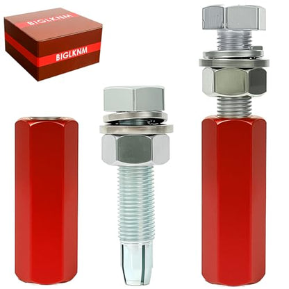 Universal Red 1/4'' Quick Release Flag Pole Holder-2 Pack | Whip Dune Flag Mount, for Motocross, UTV, ATV, Motorcycle, Boat, Off Road, Aluminum and Steel Material - color: Red