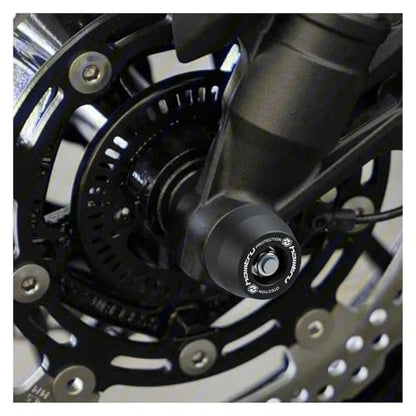 Compatible With Svartpilen Vitpilen 401 2024 Motorcycle Wheel Spindle Protector Rear Front Axle Fork Crash Slider(FRONT) - color: Front