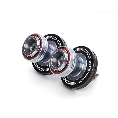 Motorcycle CNC M8 Rear Slider Stand Screw Swingarm Spools accessories, For Z900 Z900RS Z800 Z650 Z650RS 2023 2024 (Red-900) - color: Red-900
