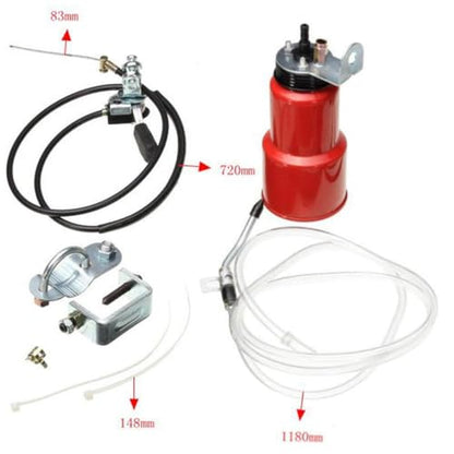 Motorcycle Chain Lubricator Grease Applicator for Liquid Lubricating Oil Compatible with Motorbikes ATVs and Auto Hand Control Systems
