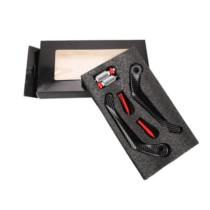 Clutch Lever Guards for CBR250R CBR300R CBR300RR CBR500R CBR600 CBR600F Motorcycle Handlebar Brake Clutch Lever Hand Guard Protector Handguard - color: Red NO LOGO