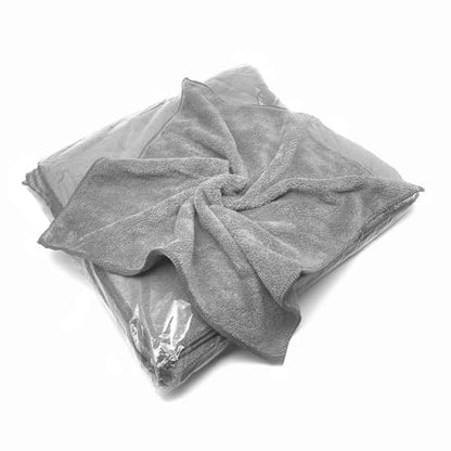Blue Horizon Microfiber Cleaning Towels High Plush All Purpose Cleaning Rags 12-Pack 16x16 for Professional Polishing Waxing Removal as Car Auto Detailing Washcloths