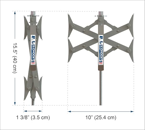 X-Chock Wheel Stabilizer - Pair - One Handle - 28012