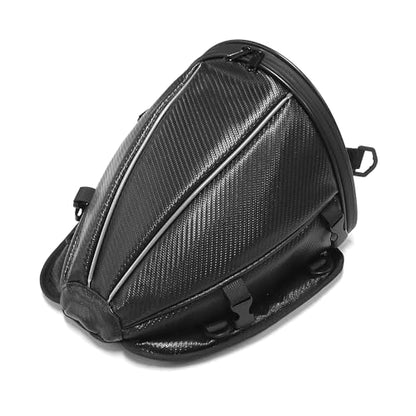 MZS Motorcycle Tail Bag, 10L Dual Use Motorbike Rear Seat Bag, Universal Waterproof Outdoor Sport Saddle Bag Storage Carry Tool Bag With Shoulder Strap - size: 10L