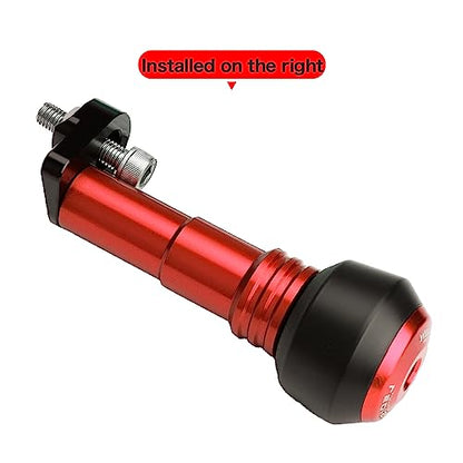 Motorcycle Falling Protection Frame Sliders Fairing Guard Anti Crash Pad Protector Compatible With BMW G310R, G310GS (2017-2025) ; G310 R, GS 17-18-19-20-21-22-23-24-25 (Red) - color: Red