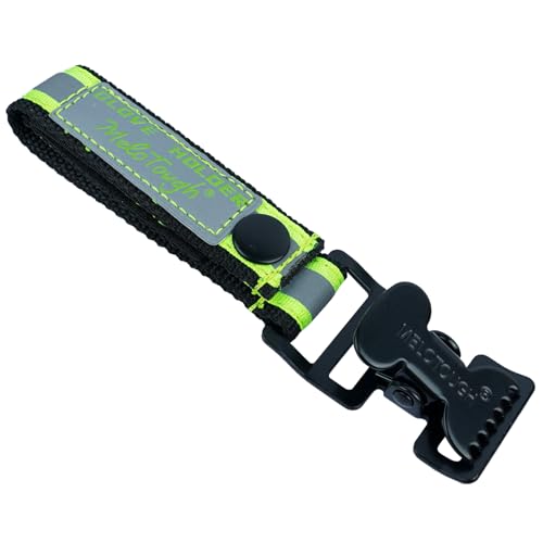 MELOTOUGH Work Glove Holder Glove Strap Quick Leash With Alligator Clip… - color: Reflective Green-1 Pack, size: 1 PACK