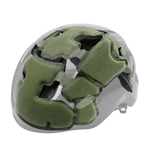 Tactical Helmet Pads - Universal Replacement Internal Memory Foam Pad Inserts for ACH, MICH, EXF Helmets - color: 3rd-Green