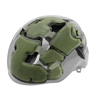 Tactical Helmet Pads - Universal Replacement Internal Memory Foam Pad Inserts for ACH, MICH, EXF Helmets - color: 3rd-Green