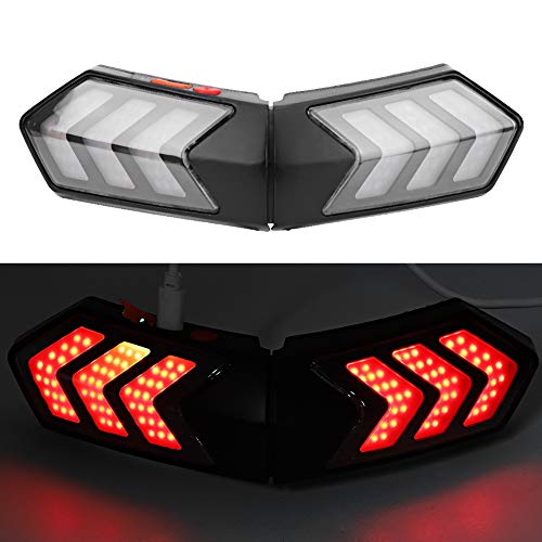 Brake Helmet Light, Helmet Light Wireless Motorcycle Helmet LED Safety Light Universal Motorcycle Helmet Light Motorbike Turn Warning Brake Lightbar
