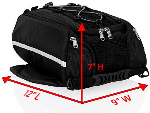 Chase Harper USA 1650 Magnetic Tank Bag - Water-Resistant, Tear-Resistant, Industrial Grade Ballistic Nylon with Anti-Scratch Rubberized Polyester Bottom, Strong Neodymium Magnets, 11.5"L x 10"W x 7"H - size: Magnetic Mount
