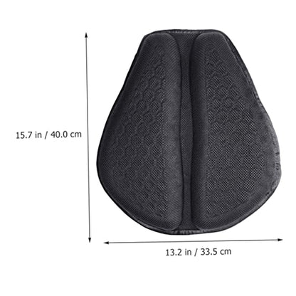 Breathable Mesh Motorcycle Seat Pad Half Cover Buckle Design for Motorbike