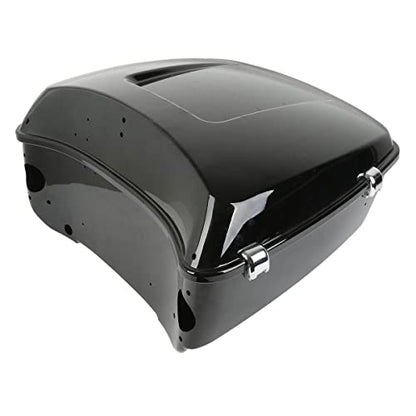 TCMT King Motorcycle Trunk Box Backrest Speakers Set Fit For Harley 2014-2025 Touring CVO Road King Road Glide Street Glide Electra Glide Ultra Limited Pack - color: Style A+Speakers#1