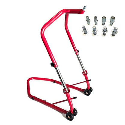 Motorcycle Head Lift Stand, Can Adjust Height Front Triple Tree Stand Wheel Repair And Tire Cleaning Tools