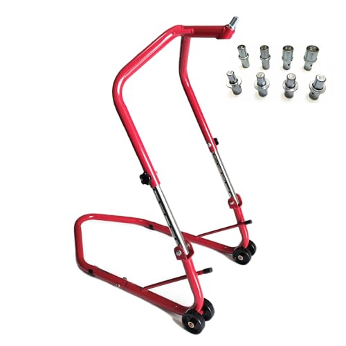 Motorcycle Head Lift Stand, Can Adjust Height Front Triple Tree Stand Wheel Repair And Tire Cleaning Tools
